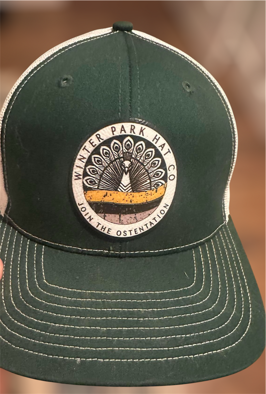 Richardson 112-6-Panel Trucker Hat Green Ostentation Edition